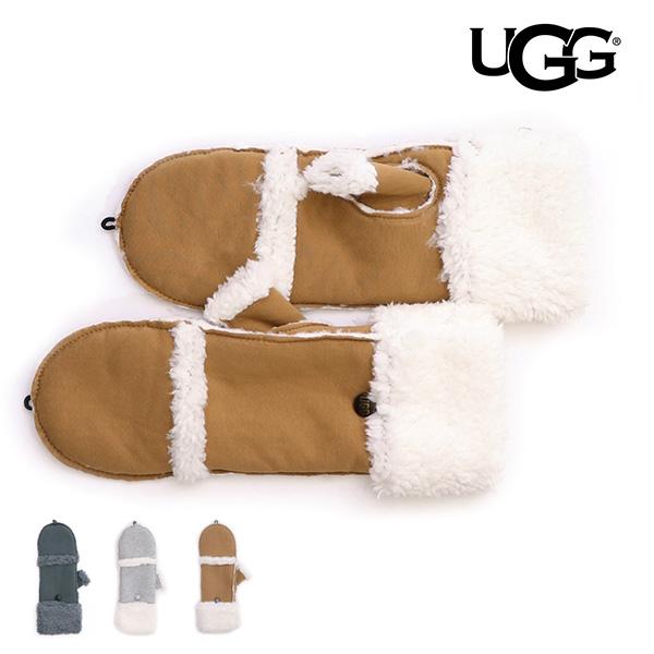 UGG 手袋 ミトン ホワイト 楽天市場】ミトン 手袋 レディース スマホ対応 暖かい UGG アグ