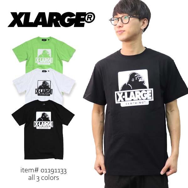 エクストララージ X Large S S Tee Og Tシャツ クルーネック ロゴ ゴリラ ラージ 人気 3color ネコポス発送のみ送料無料 Xlarge Tee ボブズストア 通販 Yahoo ショッピング