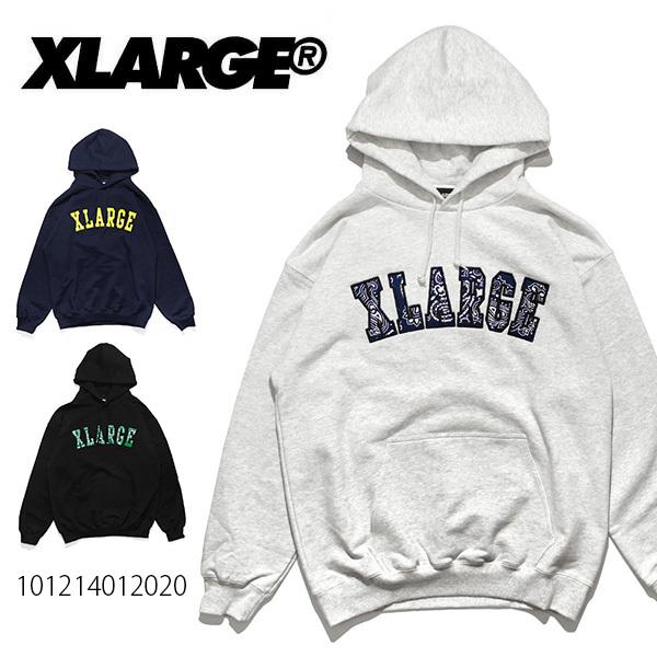 新到着 エクストララージ X Large Bandana Logo 裏毛 ゴリラ ロゴ バンダナ 長袖 トップス メンズ フーディー パーカー Sweat Hooded パーカー カラー Black