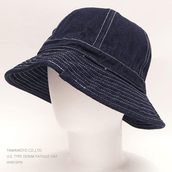 FATIGUEHAT USタイプ デニム ファティーグハット バケットハット 帽子 デニムハット ユニセックス アメカジ ミリタリー【ネコポス発送】