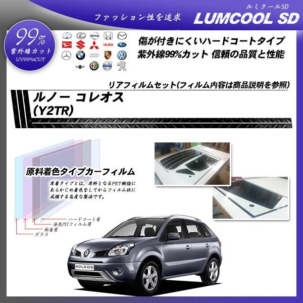 ルノー コレオス (Y2TR) ルミクールSD カット済みカーフィルム リアセット