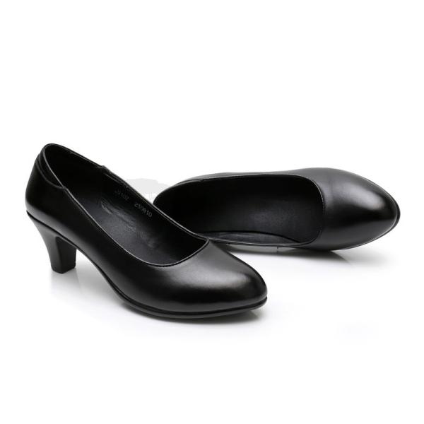 ヒール パンプス ストラップ レディース リクルート 革靴 レザー 就活 靴 通勤 交換無料