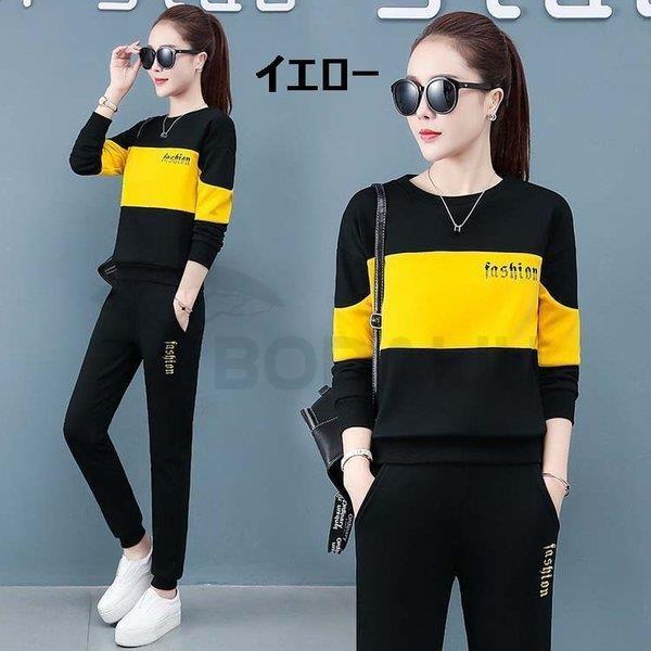 ジャージ セットアップ レディース スウェット 春秋 2点セット 上下セット 30代40代50代 カジュアル スポーツウェア 割り引き スポーツ ルームウェア 大きいサイズ