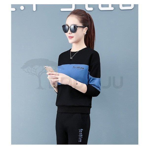 ジャージ セットアップ レディース スウェット 春秋 高級な 2点セット 上下セット 大きいサイズ ルームウェア 30代40代50代 スポーツ スポーツウェア カジュアル