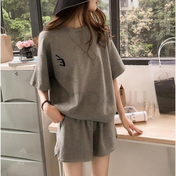 スウェット セットアップ レディース スウェットセット Tシャツ パンツ カジュアル ルームウェア 夏 サービス スポーツ 2点セット 上下セット パジャマ ジャージ