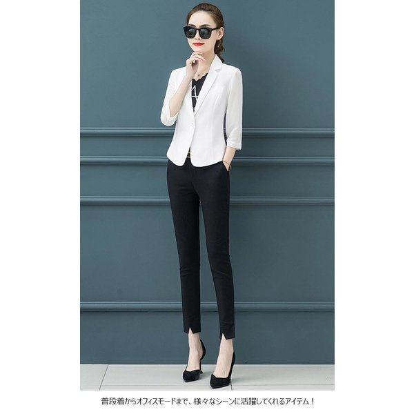 専門店 シフォンサマージャケット レディース テーラードジャケット ショート丈 7分袖 無地 薄手 アウター 冷房対策 大きいサイズ 秋 夏 年秋新作 春