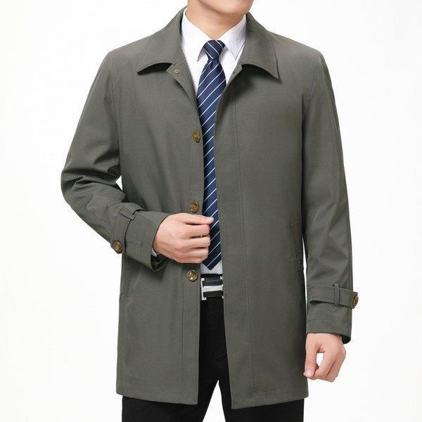 ステンカラーコート メンズ 高級 ビジネス コート アウター トレンチコート スプリングコート 春新作 ジャケット