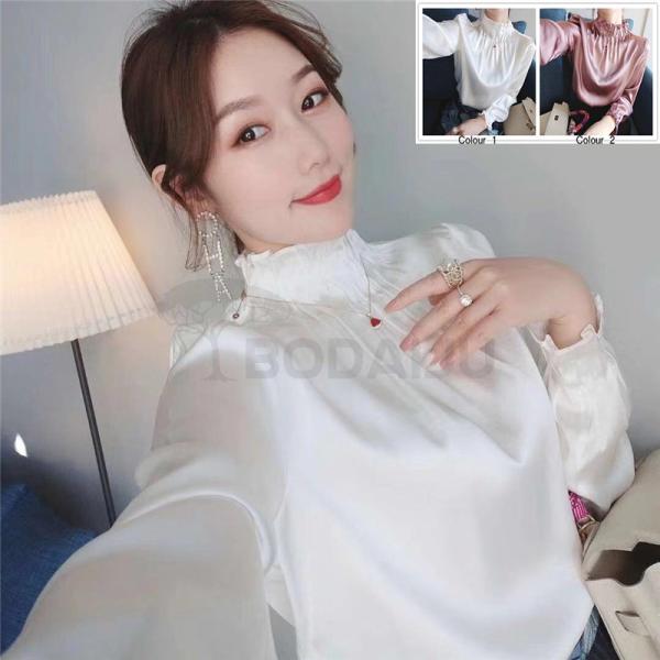 シャツブラウス レディース シャツ ゆったり シフォンブラウス 超激安特価 長袖ブラウス 春 夏 薄手 シワになりにくい フォーマル 大きいサイズ スキッパーシャツ ワ レトロ