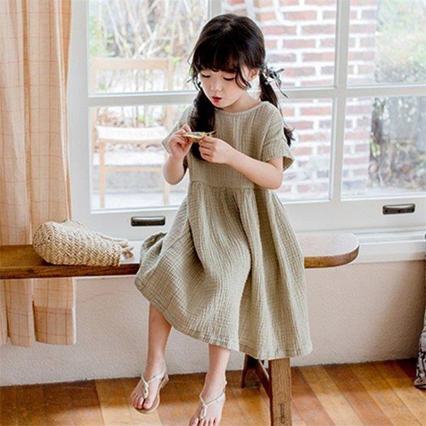 110 160cm半袖ワンピース キッズワンピース 子供服 女の子 ワンピース 夏 キッズ お洒落 捧呈 大きいサイズ 夏物 シンプル 無地