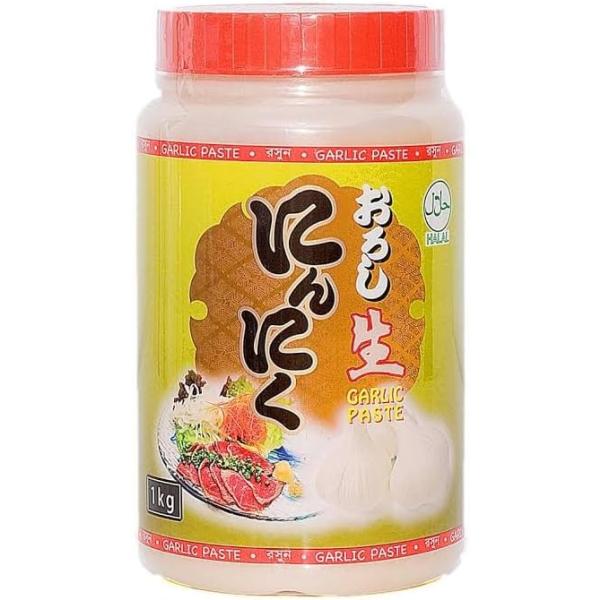 生おろしにんにく 1kg - Garlic Paste - Alho em Pasta - ALHO MOIDO - ajo molido - ajo en pasta
