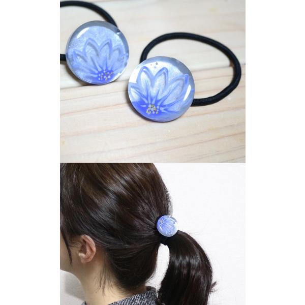 ハンドメイドアクセサリー ヘアゴム ヘアアクセサリー お花 シルバー ブルー フラワー Buyee Buyee Japanese Proxy Service Buy From Japan Bot Online