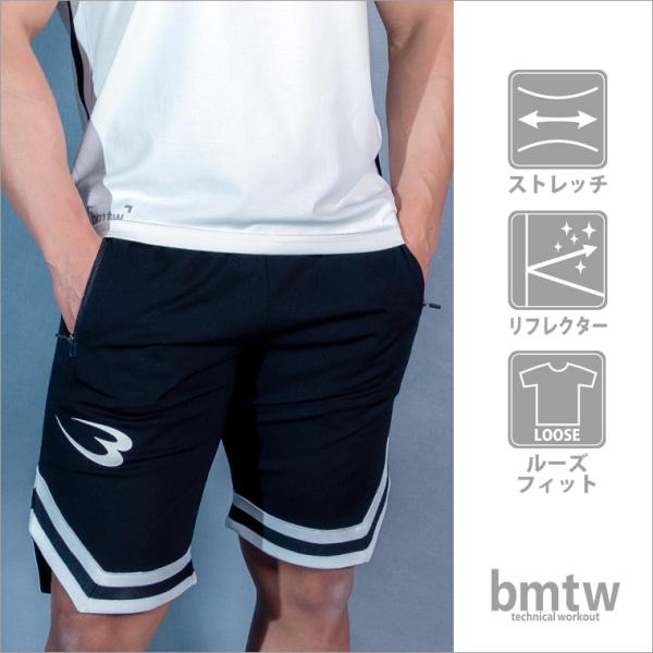 bmtw シルキースウェットハーフパンツ2 BODYMAKER ボディメーカー BODYMAKER bmtw シルキースウェット スウェット素材レーヨン混 ハーフパンツ 半パン