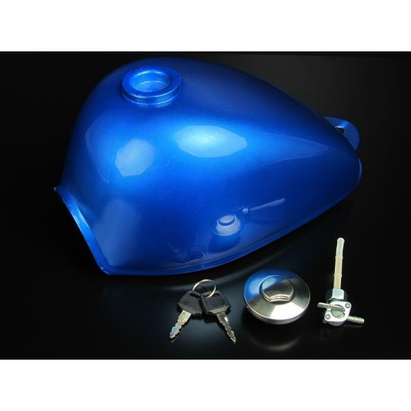 モンキー5lタンク モンキー 5Lガソリンタンク/燃料タンク メタリックブルー : バグ