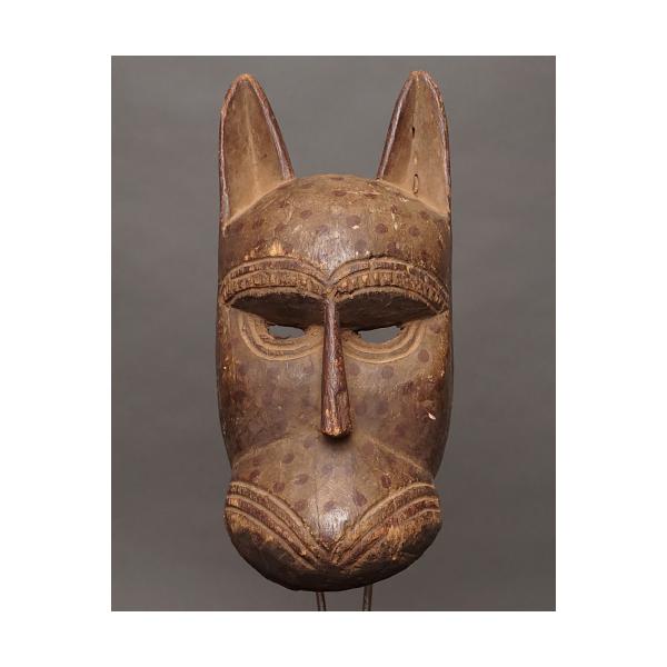 アフリカ マリ共和国 ドゴン族 マスク 仮面 No.472 木彫り アフリカン
