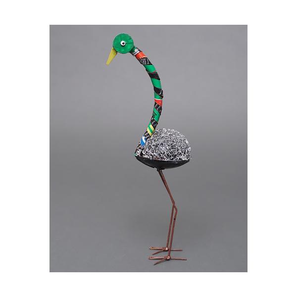 アフリカ マリ リサイクルアート ダチョウ No.9 廃材アート アフリカ