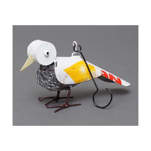 アフリカ マリ リサイクルアート 小鳥 No.2 廃材アート アフリカ雑貨