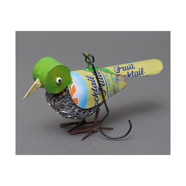 アフリカ マリ リサイクルアート 小鳥 No.7 廃材アート アフリカ雑貨
