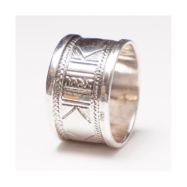 アフリカ マリ トゥアレグ シルバー リング 14号 指輪 No.3 トアレグ