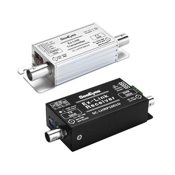 【未使用】SeeEyes 映像長距離送信機・受佶機セットSC-LHCP1001D HD-SDI長距離＆電源重畳伝送機（SC-LHTP1001D