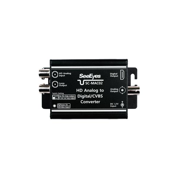 HDアナログ コンバーター AHD/TVI/CVI → HDMI 変換 防犯カメラ 映像変換器 SC-MAC02