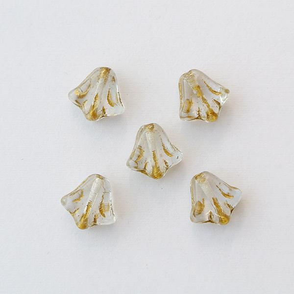 シェルとチェコビーズのチャーム　ハンドメイドアクセサリーパーツ シェルとチェコビーズのチャーム ハンドメイドアクセサリーパーツ