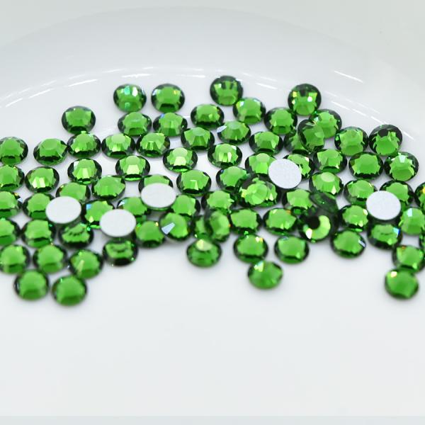 フラットバック viva12 プレシオサ ss6 シャムロック F クリスタル ラインストーン CRYSTAL PRECIOSA