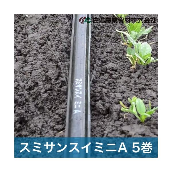 住化農業資材 灌水チューブ スミサンスイミニA WB1018 200M×5巻 住化農業資材 灌水チューブ スミサンスイミニA WB1018 200M×5巻