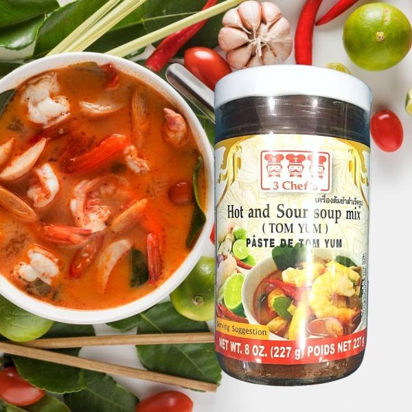 ●商品：トムヤムペースト●原材料：レモングラス、大豆油、食塩、エシャロット、唐辛子、ニンニク、ナンキョウ、ライム、コブミカンの葉、エビエキス、キビ砂糖、調味料（アミノ酸）●内容量：227g●賞味期限：2026.2.1●保存方法：直射日光を避...