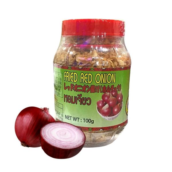 ●商品：フライドレッドオニオン●原材料：レッドオニオン、ヤシ油●内容量：100g●賞味期限：2026.7.2●保存方法：直射日光や高温多湿の場所を避けて常温で保存して下さい。