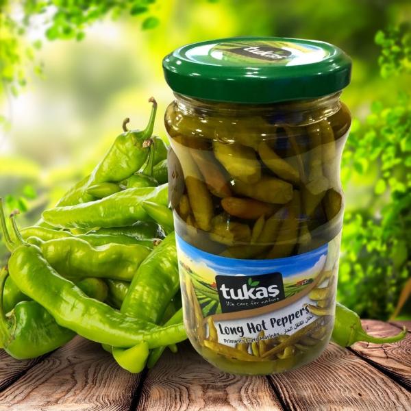 tukas／ホットグリーンペッパー ピクルス 335g 酢漬け アジアン食品