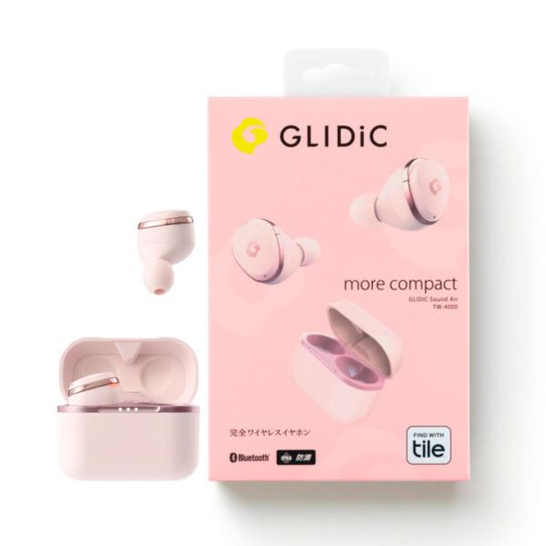 フルワイヤレスイヤホン GLIDiC Sound Air TW-4000 ベビーピンク