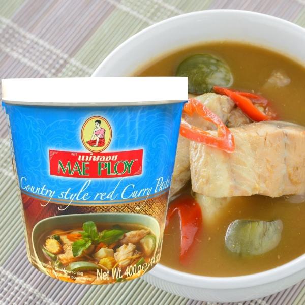●商品：カントリースタイルレッドーカレーペースト●原材料：赤唐辛子、レモングラス、食塩、にんにく、シャロット、ナンキョウ、エビペースト、チャイニーズキー、コブミカンの葉、コリアンダーの種、胡椒、クミン●内容量：400g●賞味期限：2026....