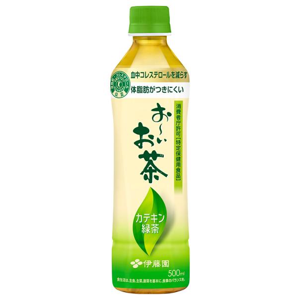 伊藤園カテキン緑茶500ml24本　体脂肪や悪玉コレステロールが気になる方に　特定保健用食品