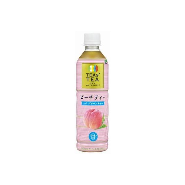 伊藤園 TEAs' TEA NEW AUTHENTIC ピーチティーwithグリーンティー PET 450ml×24本入　送料無料
