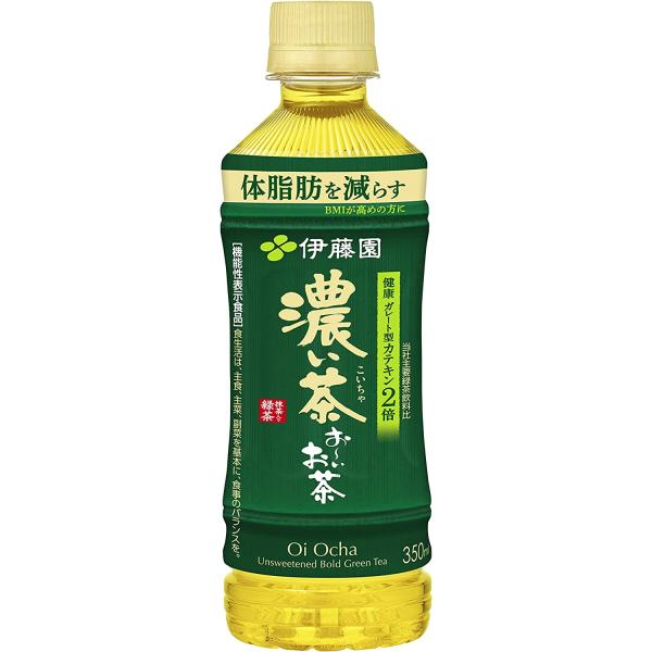伊藤園　おーいお茶濃い茶350mlペットボトル×96本　送料無料お〜いお茶