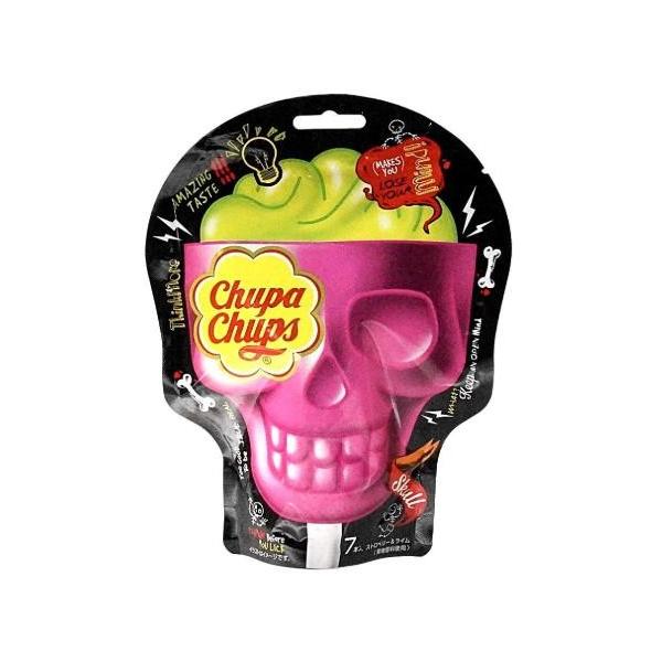 チュッパチャプス・スカル3D 7本入 キャンディー あめ スイーツ 食品