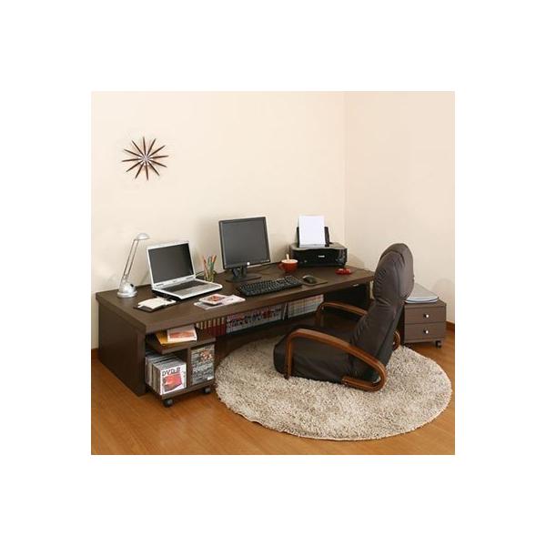 パソコンデスク 木製 3点セット パソコン デスク 机 省スペース シンプル 収納 おしゃれ 人気 サービス