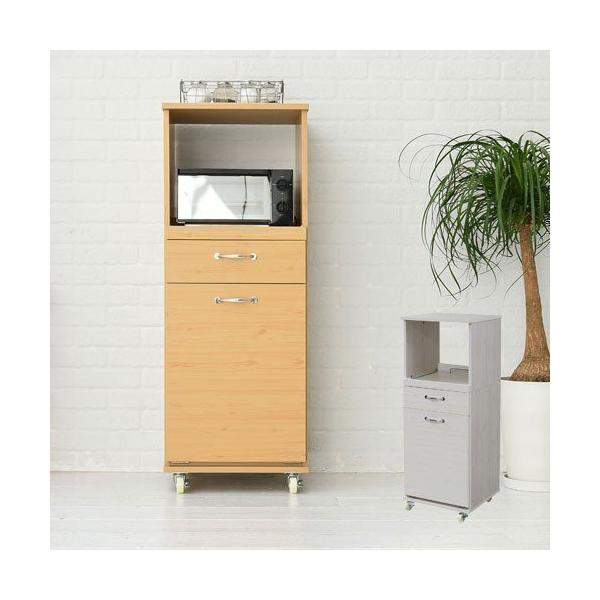 キッチン 収納 プレゼント 収納棚 ラック おしゃれ ゴミ箱 コンパクト レンジ台 隙間 レンジラック キッチンラック ダストボックス すき間 ロータイプ ペール付