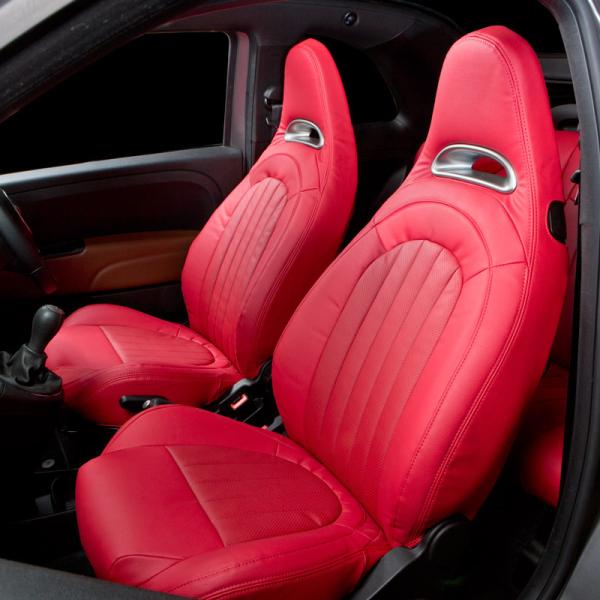 ABARTH500/595 アバルト シートカバー アスト 本革パンチング CABANA