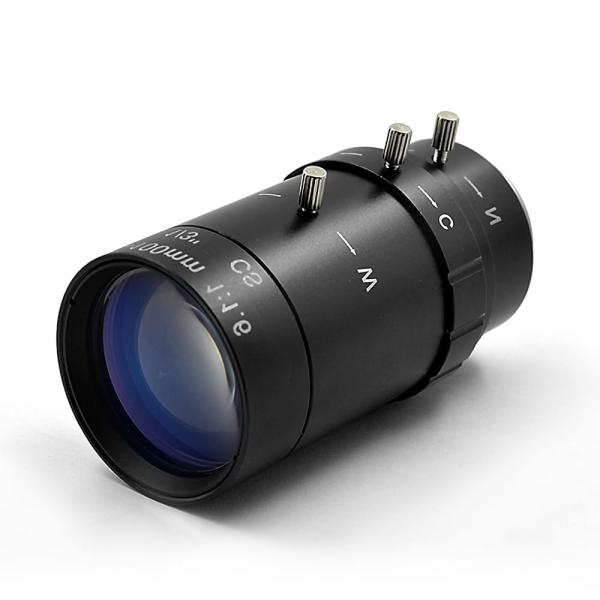 Hilitand ビデオカメラ用レンズ 5-100mm 1.3MP HDズームレンズ マ マニュアル アイリス ズーム式 CW-VM05100-1