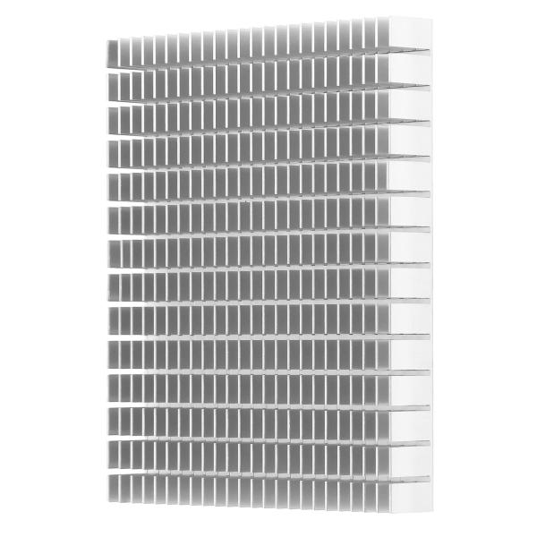 Zerodis ヒートシンククーラー ヒートクーリングフィン 放熱板 150x120x20mm アルミニウム 取り付け簡単 軽量 クイッククーリング