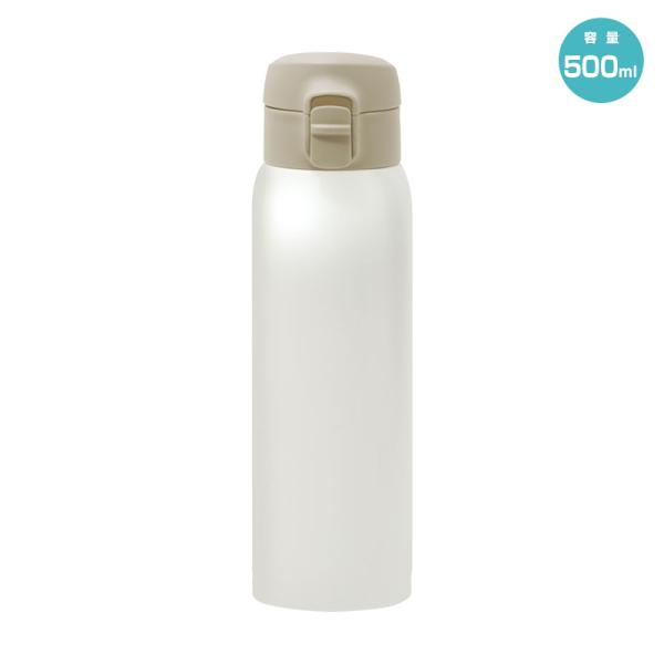 ワンタッチ栓マグボトル 500ml RH-1674 ホワイト