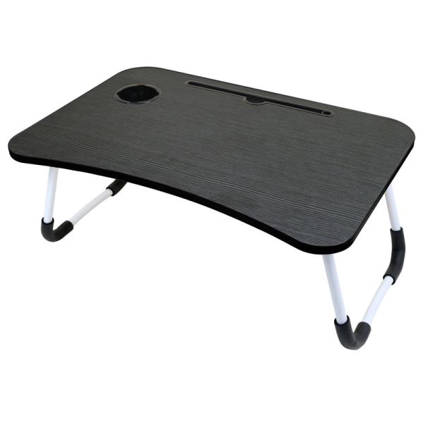 ケーブルにつないだまま、スマホやタブレットが視聴できる便利な溝付き。【商品内容】本体サイズ(2kg)：600×400×265mm材質：天板/メラミン化粧板、ホルダーパーツ/PP、脚部/スチール、PU重量：2.4kg生産国：中華人民共和国