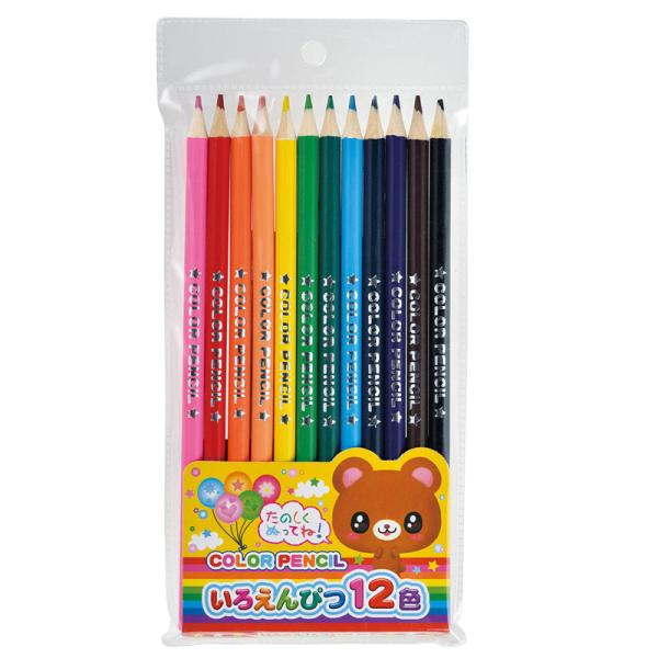 いろえんぴつ12色 886508 お絵かき 子供向け イベント バラマキ