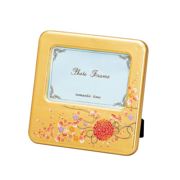 箔を使用した写真立てです。写真サイズL版が入ります。【商品内容】本体サイズ：150×150×20mm材質：ABS(ウレタン塗装)重量：255g生産国：日本[検索ワード]ギフト/贈り物/プレゼント/思い出/インバウンド/和風/おみやげ/お土産