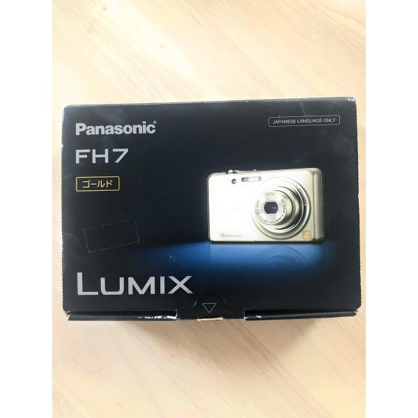 パナソニック デジタルカメラ ルミックス シャインゴールド DMC-FH7-N