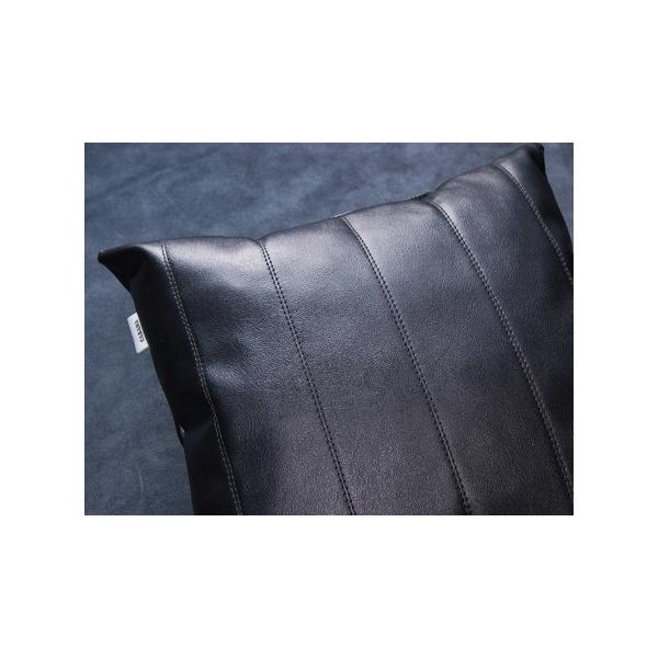 CABANA カバナ　クッション　パークレーン　ブラック　PVCレザー