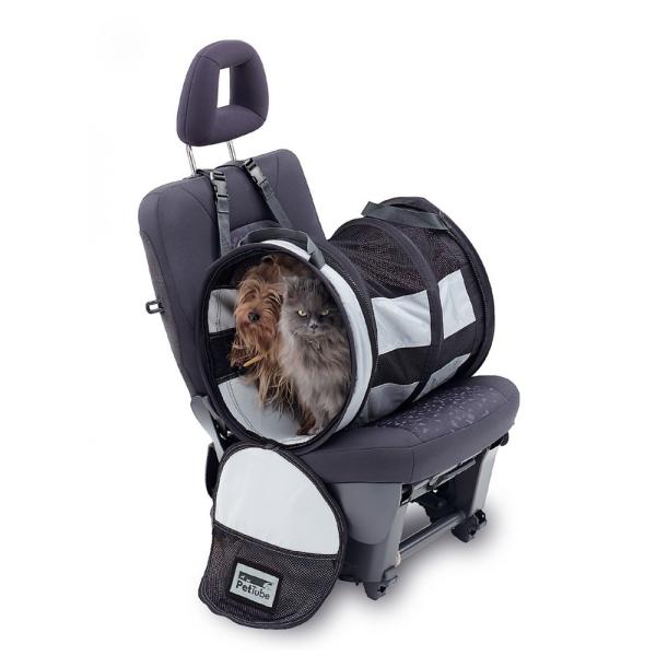 【アウトレット品！】PetTube　ペットチューブ Sサイズ　車　ソフトケージ　ペット　小型犬　ドライブ　お出掛け