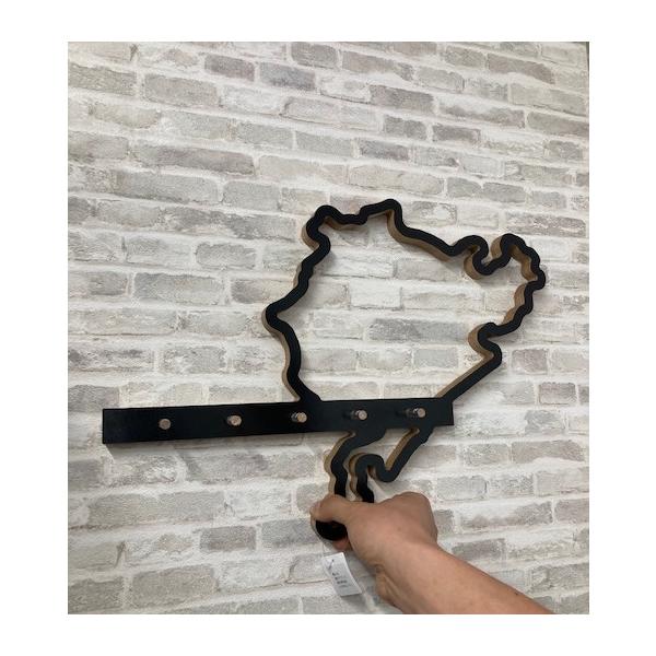 ニュルブルクリンク　サーキットオブジェ　キーフック付き　壁掛けタイプ　ガレージグッズ