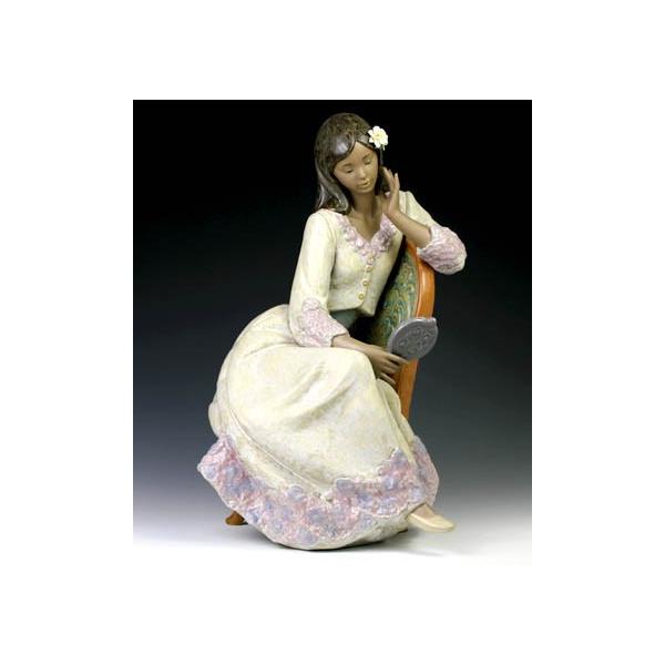 【専用です！】【欠けあり】リヤドロ　大型　 陶器人形　貴婦人　No.5377 リヤドロ（Lladro リアドロ 陶器人形 置物） 乙女 美のきらめき#ldr
